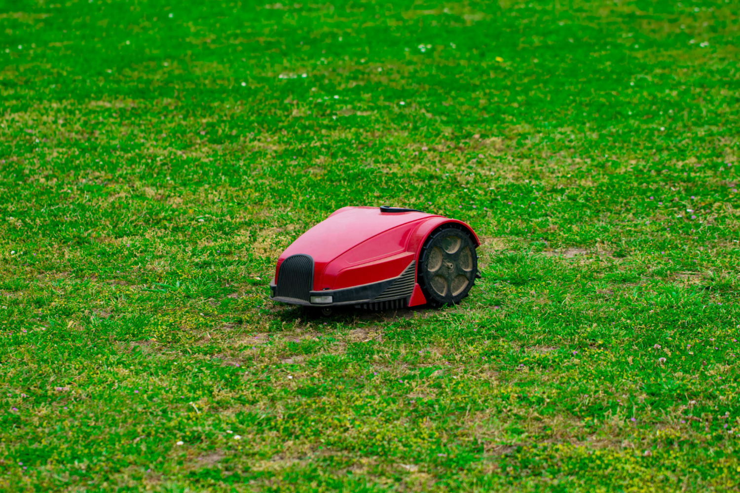 What is a ride-on lawnmower?
